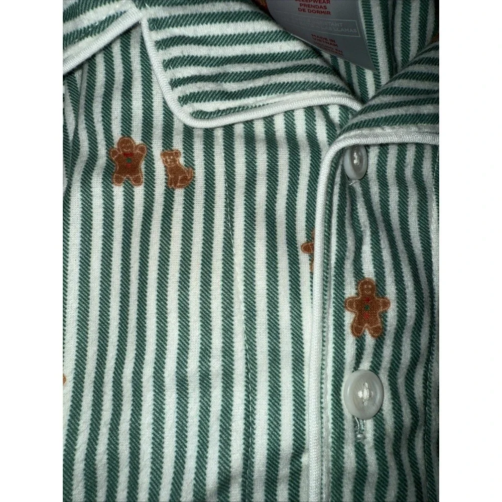 Kids Size‎ 8 holiday Christmas pajamas Set Gingerbread Wondershop